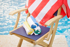 Cabana Beach Towels Stripe Collection - Sunset Yellow